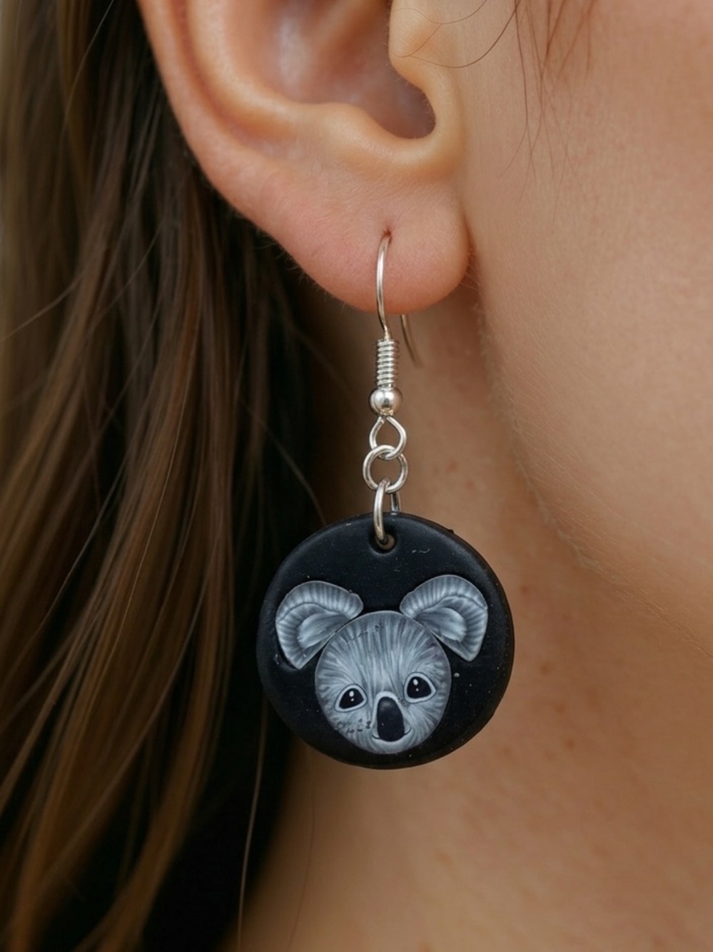 ✨New 🪩Flash Sale! Koala Design Earrings Handmade